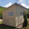 Dreveny domcek Narcis s terasou. Premium